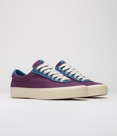 Last Resort AB x Julian Smith VM001 Canvas Shoes - Plum / Dirty Blue