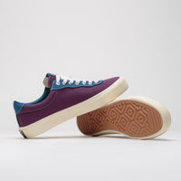 Last Resort AB x Julian Smith VM001 Canvas Shoes - Plum / Dirty Blue thumbnail