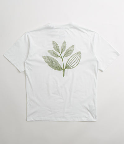 Magenta Botanic T-Shirt - White