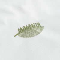 Magenta Botanic T-Shirt - White thumbnail