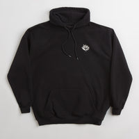 Magenta Cord Plant Hoodie - Black thumbnail