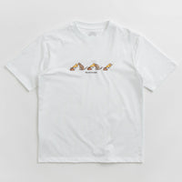 Magenta Groove T-Shirt - White thumbnail