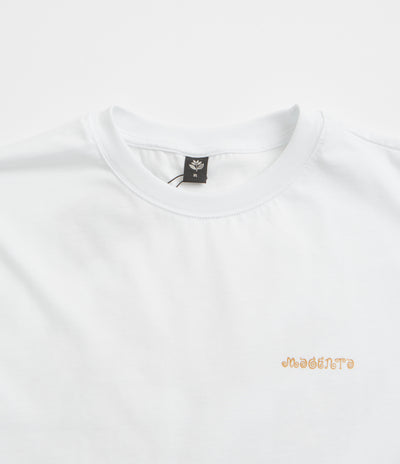 Magenta Life T-Shirt - White