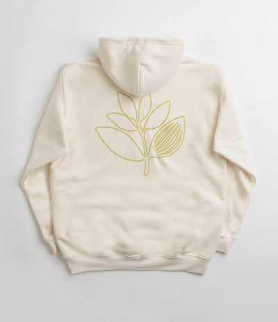 Magenta Outline Hoodie - Natural