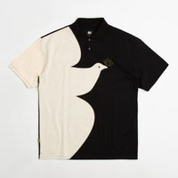 Magenta Peace Polo Shirt - Natural / Black thumbnail