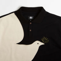 Magenta Peace Polo Shirt - Natural / Black thumbnail