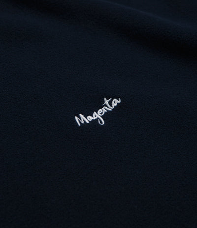 Magenta Script Crewneck Sweatshirt - Navy