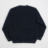 Magenta Script Crewneck Sweatshirt - Navy thumbnail