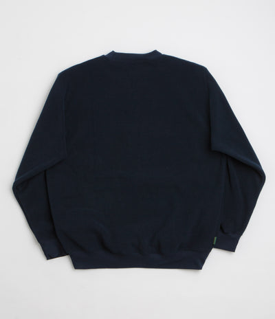 Magenta Script Crewneck Sweatshirt - Navy