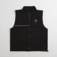 Magenta Spot Hunter Fleece Vest - Black thumbnail