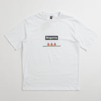 Magenta Station T-Shirt - White thumbnail