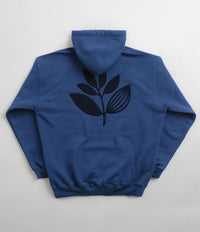 Magenta Terry Plant Hoodie - Ocean Blue