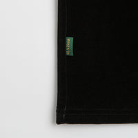 Magenta Velours Pocket T-Shirt - Black thumbnail