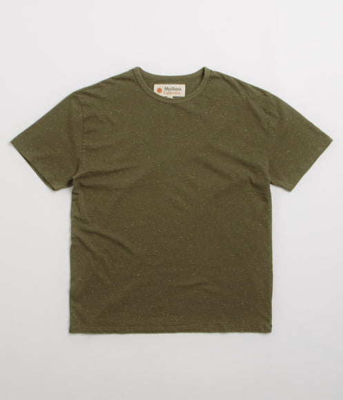 Mollusk Cosmos T-Shirt - Dark Mash Green