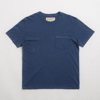 Mollusk Hemp Pocket T-Shirt - Dull Indigo thumbnail