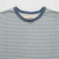 Mollusk Hemp T-Shirt - Natural / Indigo Stripe thumbnail