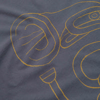 Mollusk Horny Horn T-Shirt - Faded Navy thumbnail