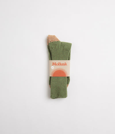 Mollusk Marled Utility Socks - Moss Green