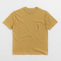 Mollusk Mushroom Pocket T-Shirt - Mustard thumbnail