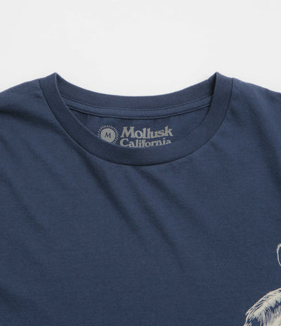 Mollusk New Pelican T-Shirt - Navy Indigo