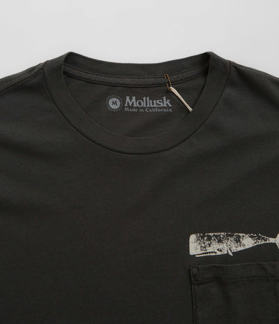 Mollusk Olde Whale T-Shirt - Faded Black