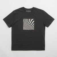 Mollusk Optic Wave T-Shirt - Faded Black thumbnail