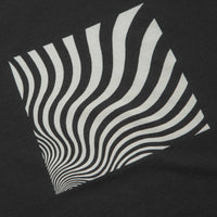 Mollusk Optic Wave T-Shirt - Faded Black thumbnail