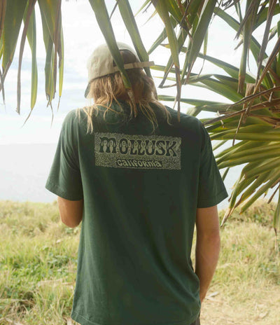 Mollusk Poppies T-Shirt - Schoolhouse Green