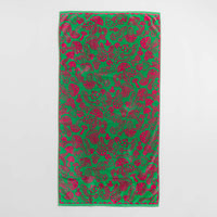 Mollusk Shroom Towel - Green / Pink thumbnail