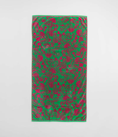 Mollusk Shroom Towel - Green / Pink