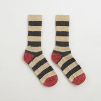 Mollusk Stripe Utility Socks - Charcoal Stripe thumbnail