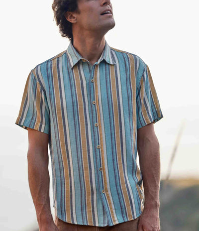 Mollusk Summer Shirt - Beach Stripe