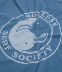 Mollusk Surf Society T-Shirt - True Blue | Flatspot
