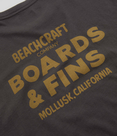 Mollusk Surf Supply T-Shirt - Faded Black