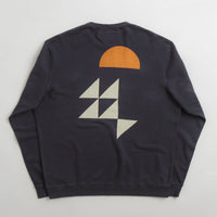 Mollusk Triangulation Crewneck Sweatshirt - Faded Navy thumbnail