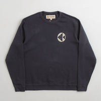 Mollusk Triangulation Crewneck Sweatshirt - Faded Navy thumbnail