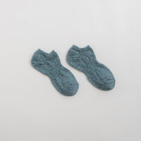 Mollusk Twist Ankle Socks - Rain thumbnail