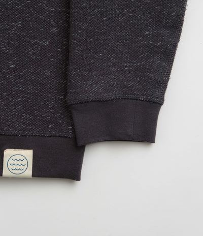 Mollusk Wave Patch Crewneck Sweatshirt - Faded Navy