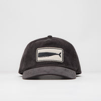 Mollusk Whale Patch Corduroy Cap - Charcoal thumbnail