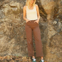 Mollusk Womens Painter Pants - Chocolate thumbnail