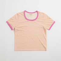 Mollusk Womens Ringer T-Shirt - Pink Stripe thumbnail