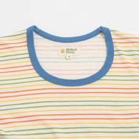 Mollusk Womens Ringer T-Shirt - Red / Gold / Green Stripe thumbnail