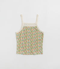 Mollusk Womens Ringer Vest - Green Mushroom