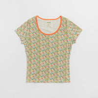 Mollusk Womens Scoop Ribsy T-Shirt - Green Mushroom thumbnail