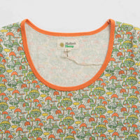 Mollusk Womens Scoop Ribsy T-Shirt - Green Mushroom thumbnail