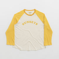 Mollusk Womens Sunsets Baseball T-Shirt - Yellow thumbnail