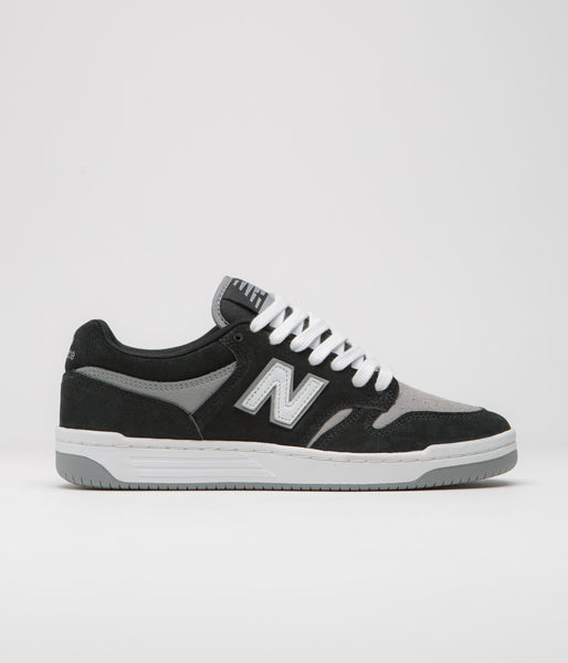 New Balance Numeric 480 Shoes - Black / White | Flatspot