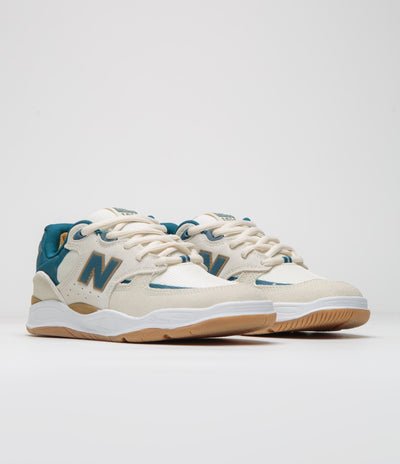 New Balance Numeric 1010 Tiago Lemos Shoes - Sea Salt /Teal