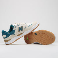 New Balance Numeric 1010 Tiago Lemos Shoes - Sea Salt /Teal thumbnail