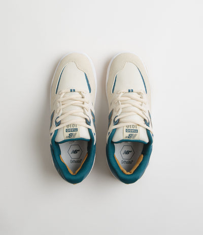 New Balance Numeric 1010 Tiago Lemos Shoes - Sea Salt /Teal